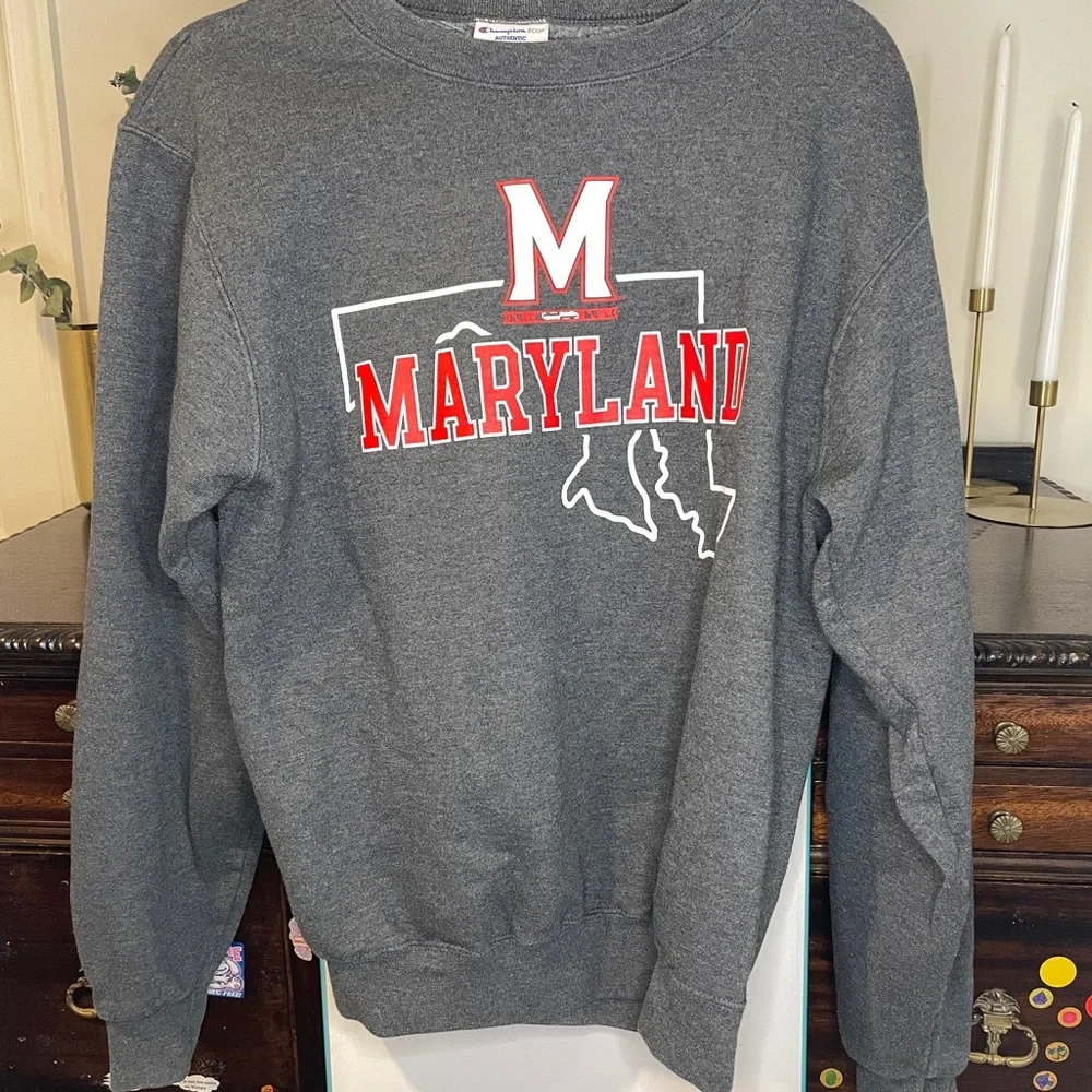 Unisex/men’s small champion sweatshirt University of Maryland - Picture 1 of 3